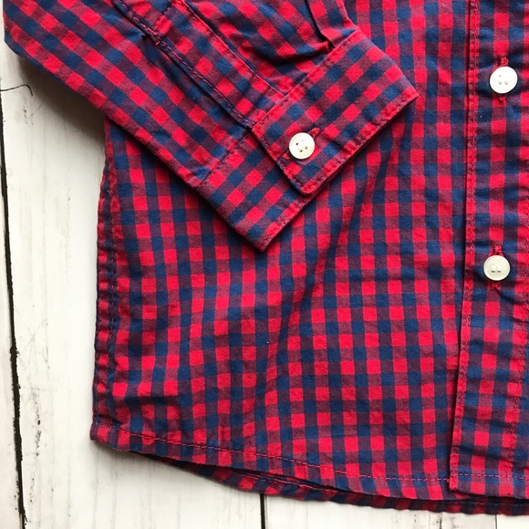 Mayoral Baby Boy Plaid Shirt, 9 Months - Picture 3 of 6